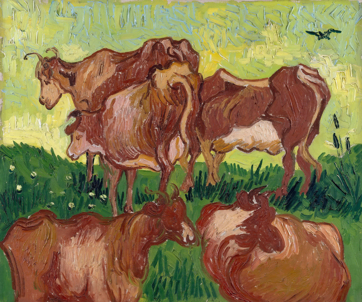 Cows (after Jorsaens) - Oil Painting Haven