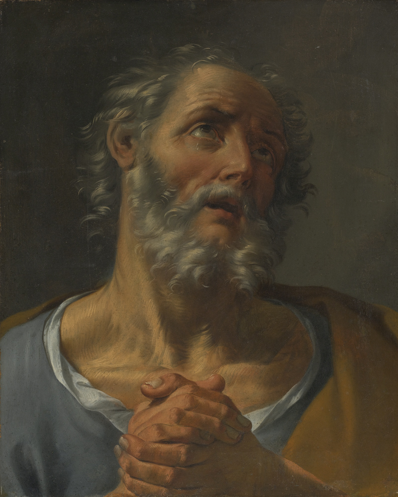 DONATO CRETI-THE PENITENT ST. PETER - Oil Painting Haven Oil Painting Haven