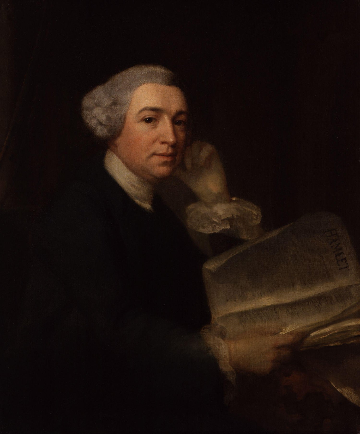 David_Garrick_by_Benjamin_Wilson - Oil Painting Haven