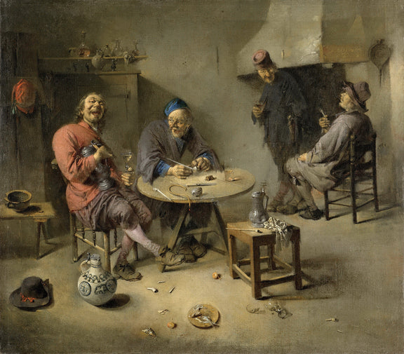 Diepraam, Abraham -- De gelagkamer, 1665.jpeg - Oil Painting Haven Oil Painting Haven