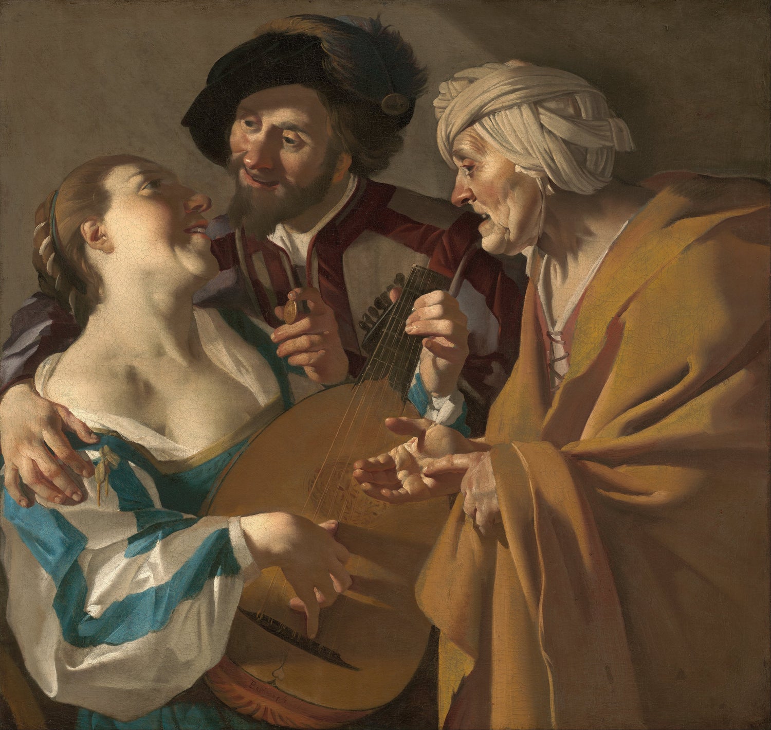 Dirck_van_Baburen_-_The_Procuress。 - Oil Painting Haven