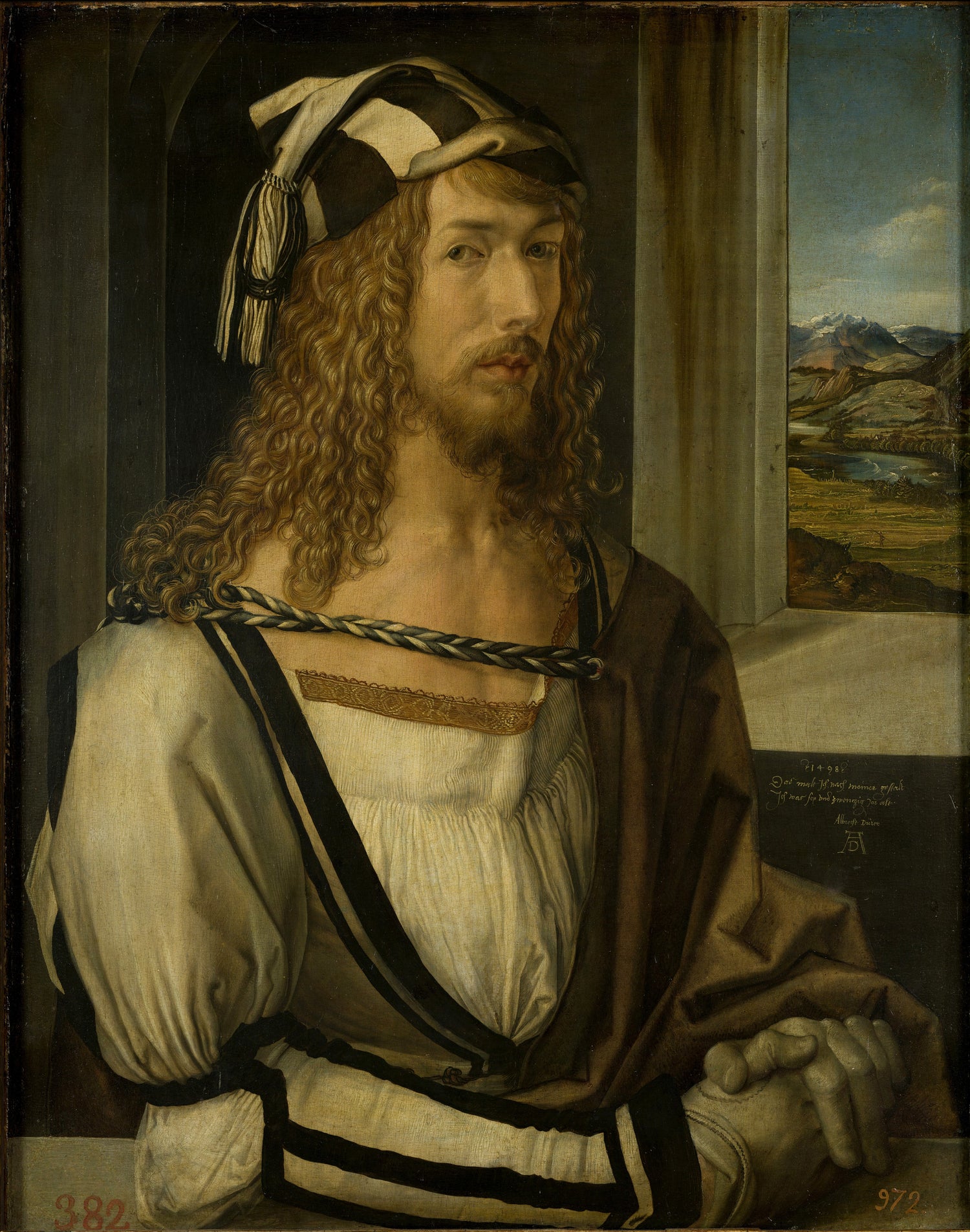 Durer, Albrecht - Self-portrait - Oil Painting Haven