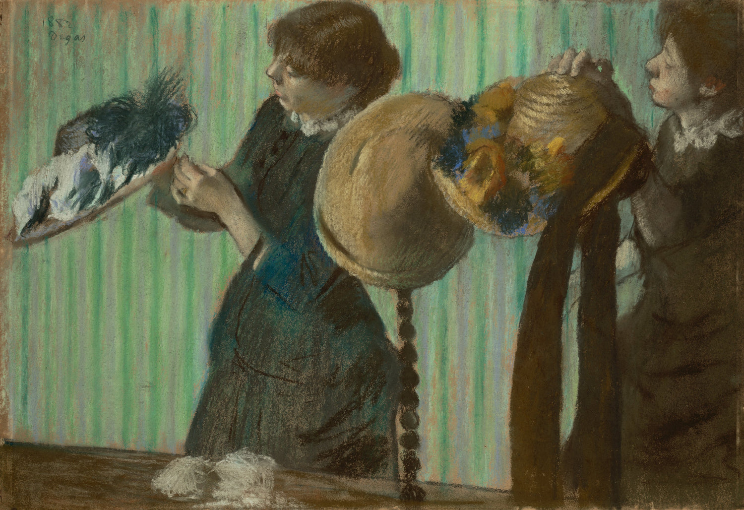 Edgar Degas - Little Milliners, 1882 - Oil Painting Haven