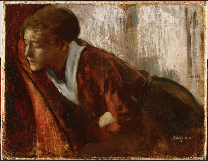 Edgar Degas (1834–1917)-Melancholy - Oil Painting Haven Oil Painting Haven