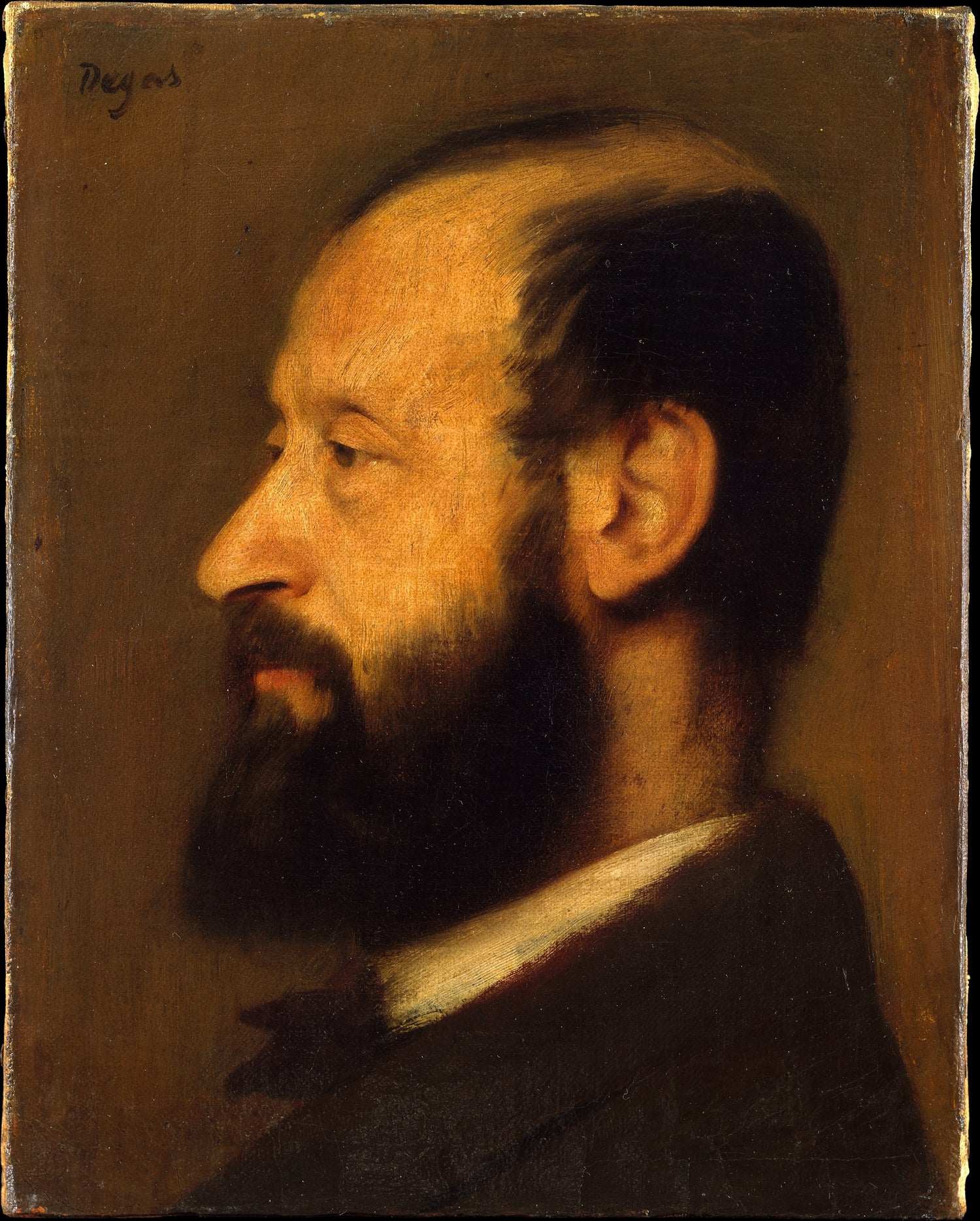 Edgar Degas Portrait - Oil Painting Haven