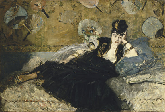 Edouard_Manet_-_Woman_with_Fans - Oil Painting Haven Oil Painting Haven