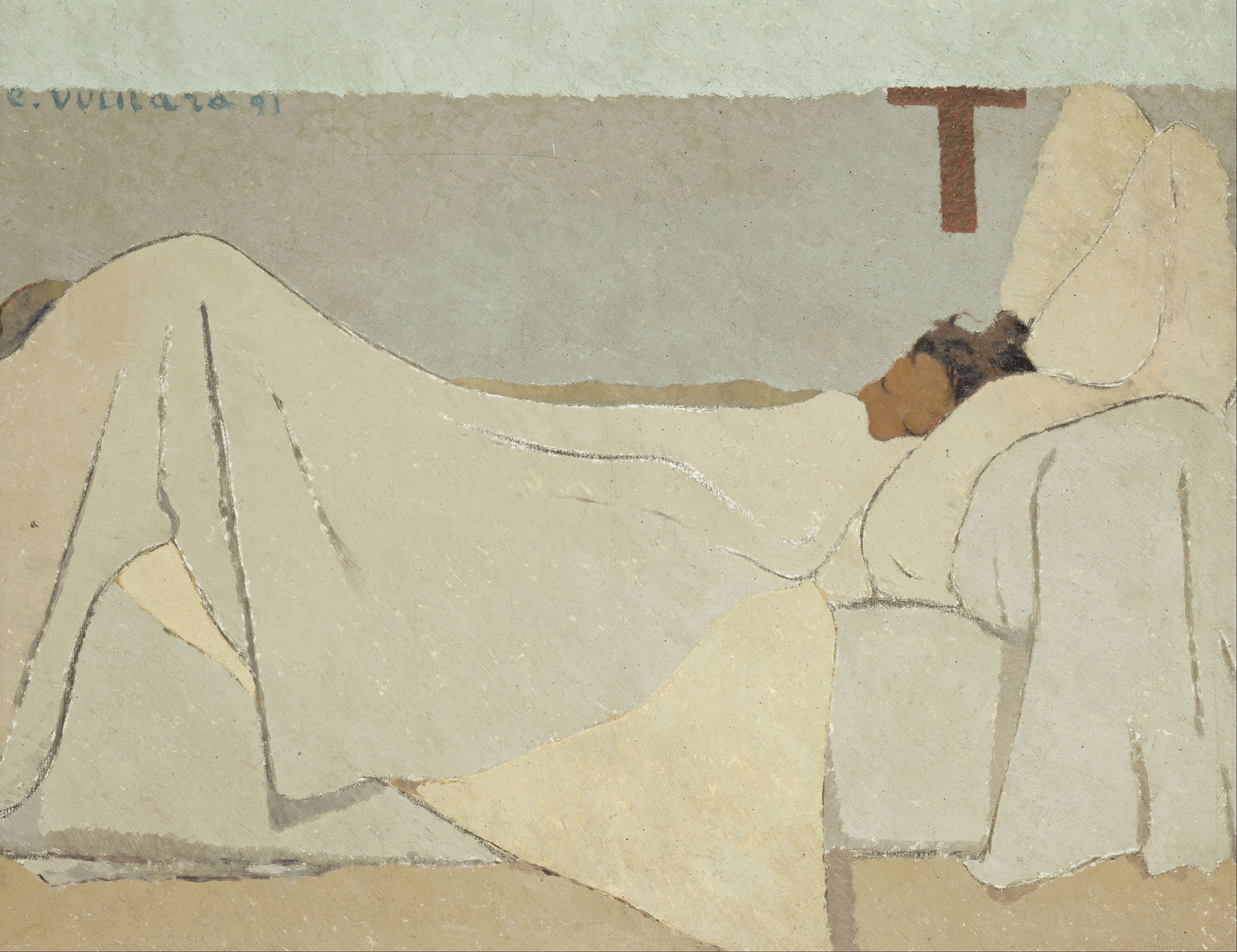 Edouard_Vuillard_-_In_Bed - Oil Painting Haven