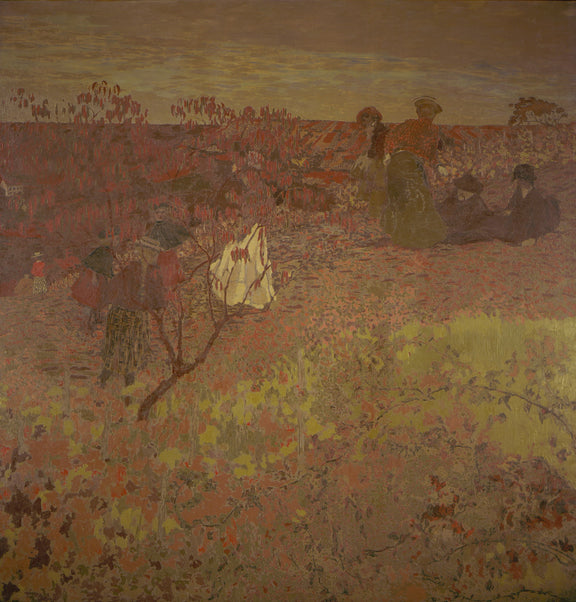 Edouard Vuillard - Walking in the Vineyard - Oil Painting Haven Oil Painting Haven