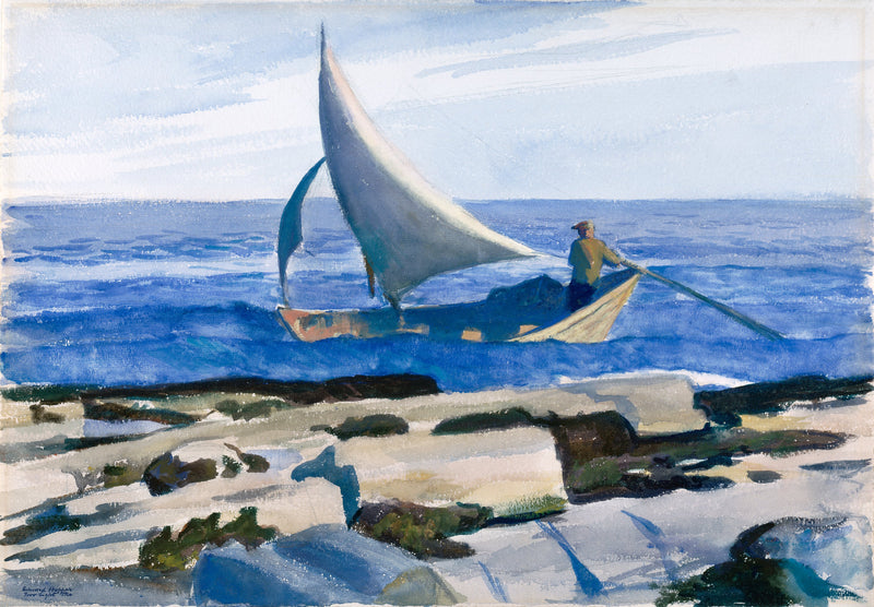 Edward Hopper - The Dory, 1929 - Oil Painting Haven Oil Painting Haven