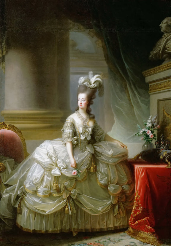 Elisabeth Louise Vigée-LeBrun -- Archduchess Marie Antoinette - Oil Painting Haven Oil Painting Haven