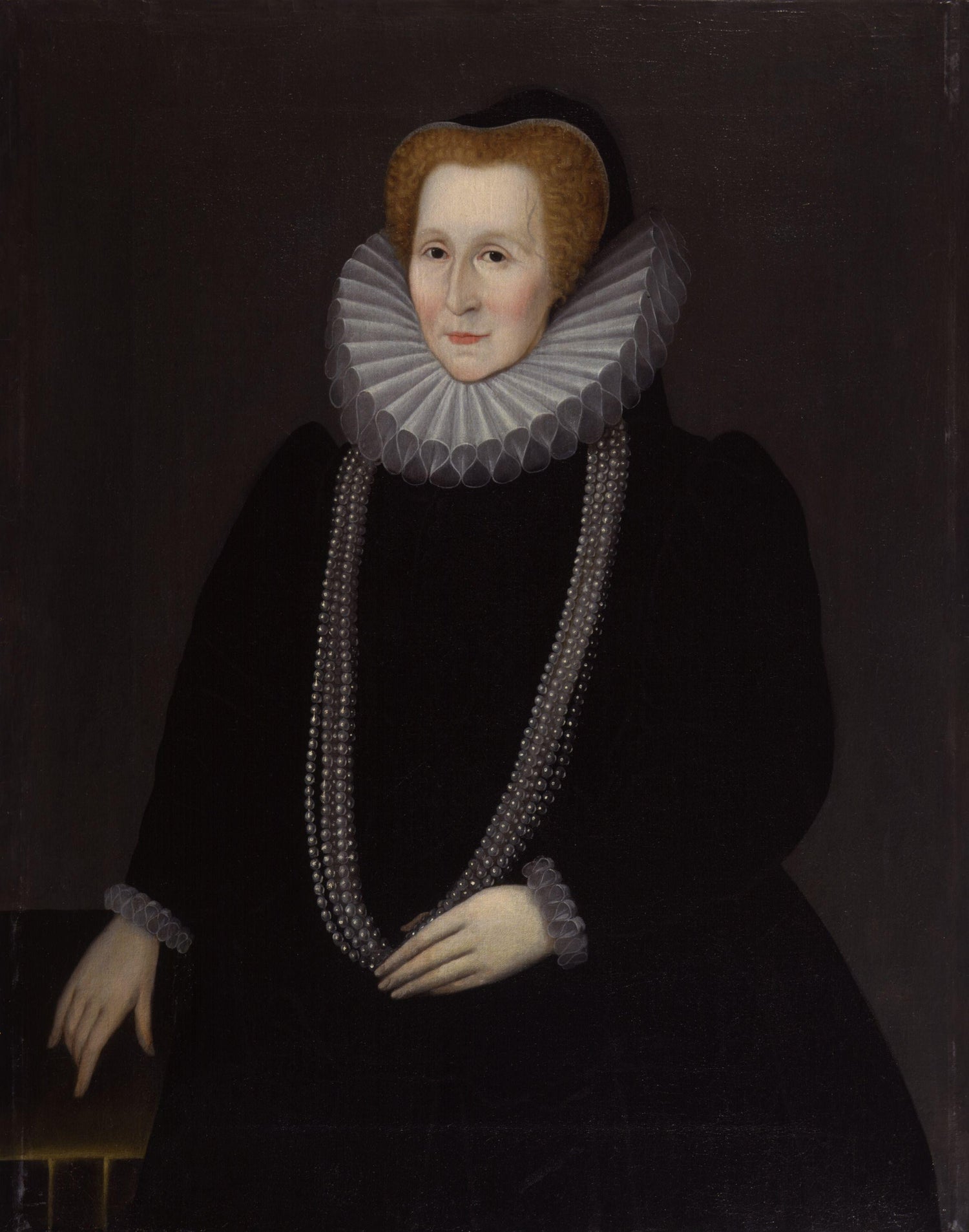 Elizabeth_Talbot,_Countess_of_Shrewsbury_from_NPG - Oil Painting Haven