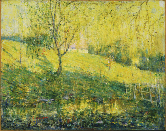 Ernest Lawson (1873–1939)-Spring - Oil Painting Haven Oil Painting Haven