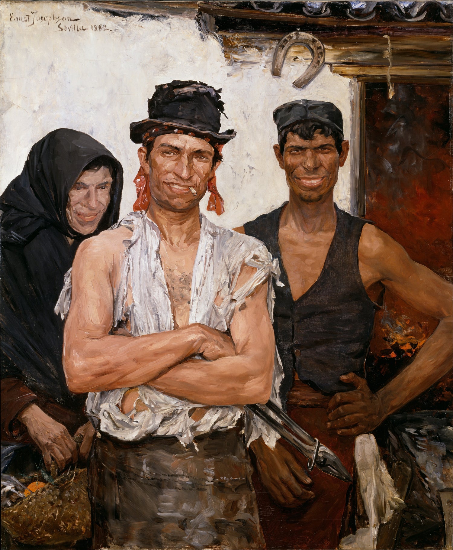 Ernst_Josephson_-_Spanish_Blacksmiths - Oil Painting Haven