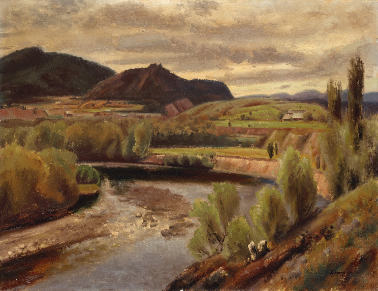 Eugene Edward Speicher  - Murray River, 1933 - Oil Painting Haven