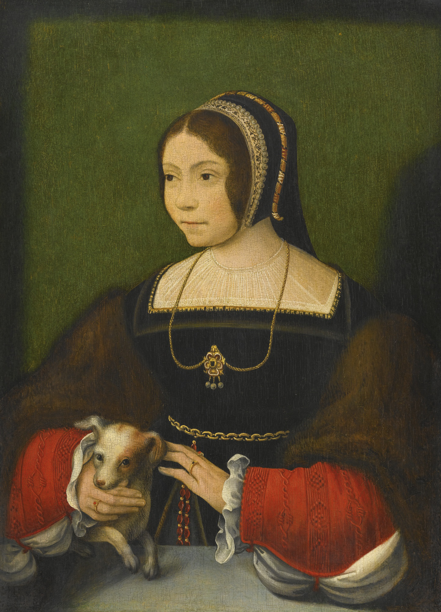 FLEMISH SCHOOL-PORTRAIT OF A LADY - Oil Painting Haven