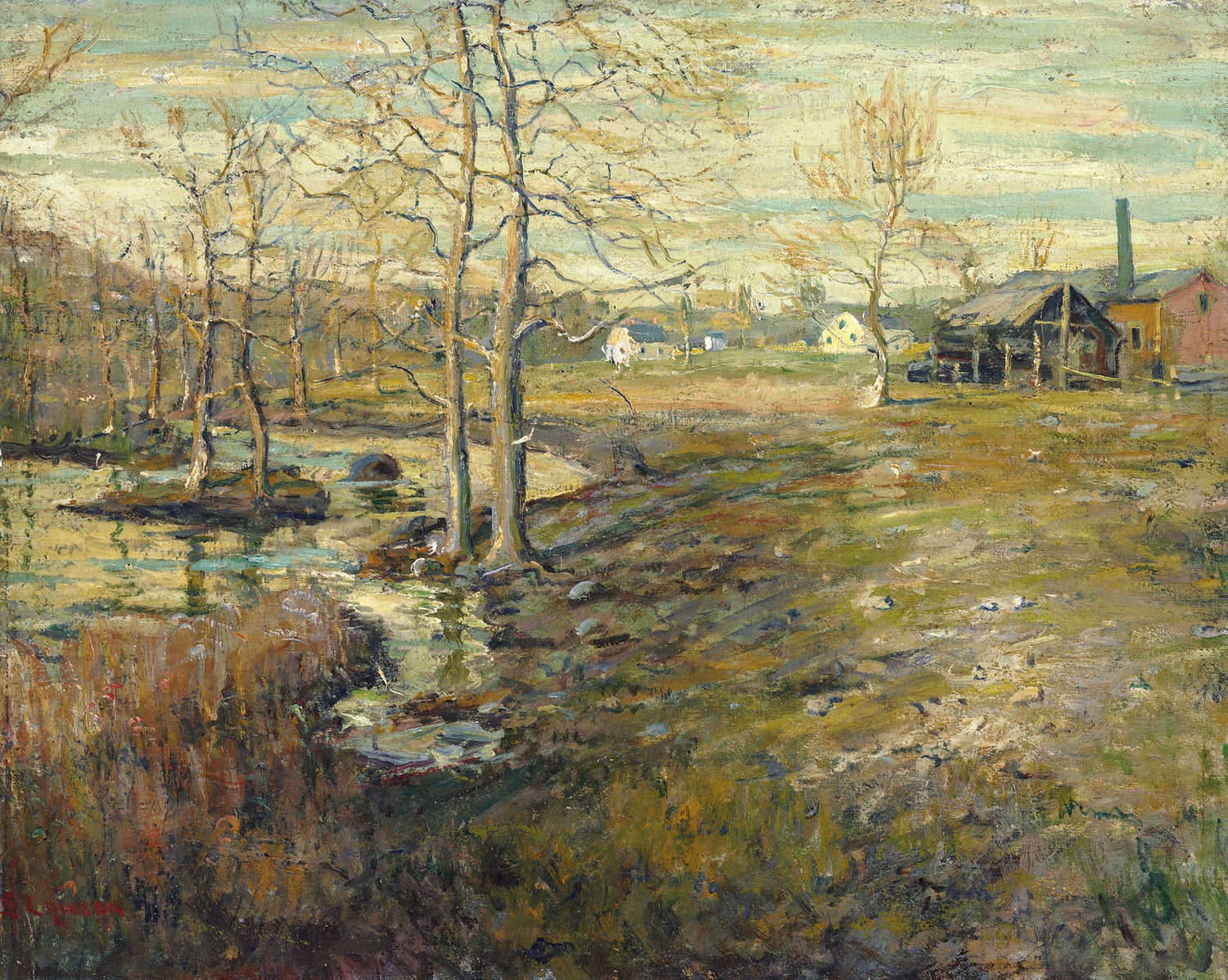 Farm Landscape, 1906 - Oil Painting Haven