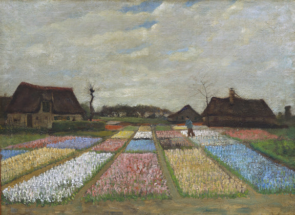 Flower Beds in Holland - Oil Painting Haven Oil Painting Haven