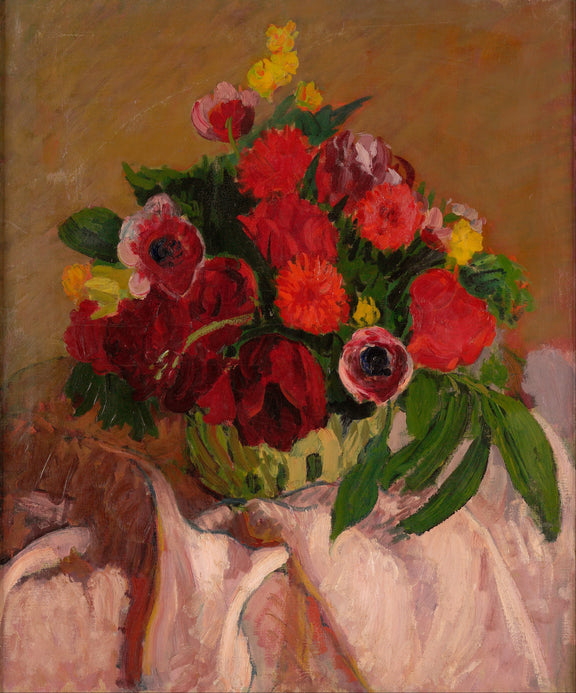 Flower in a Vase #00129 - Oil Painting Haven Oil Painting Haven