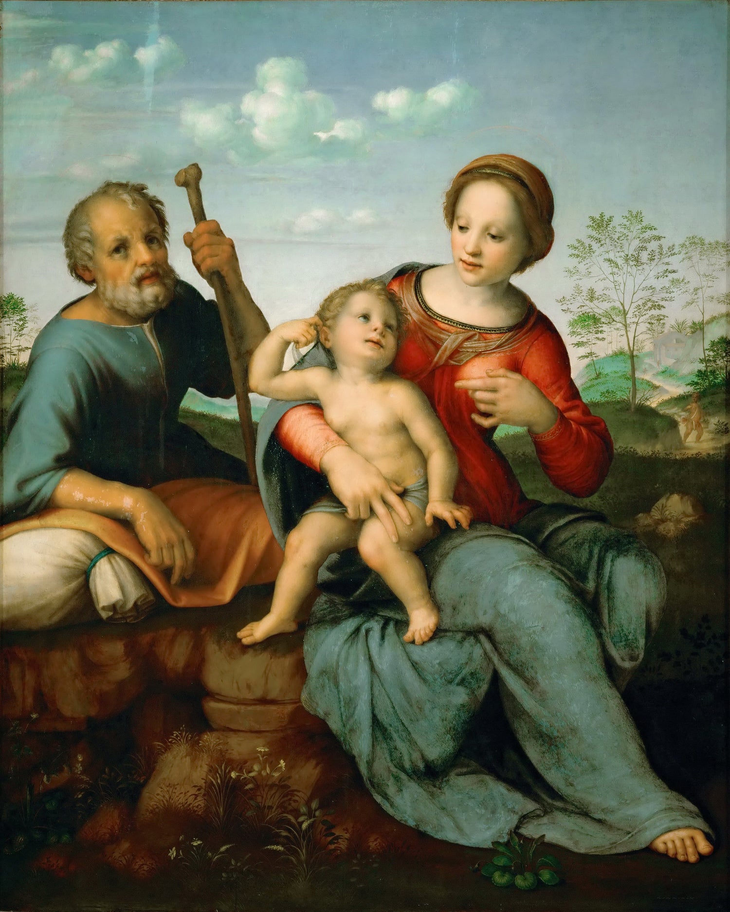 Franciabigio -- Holy Family - Oil Painting Haven