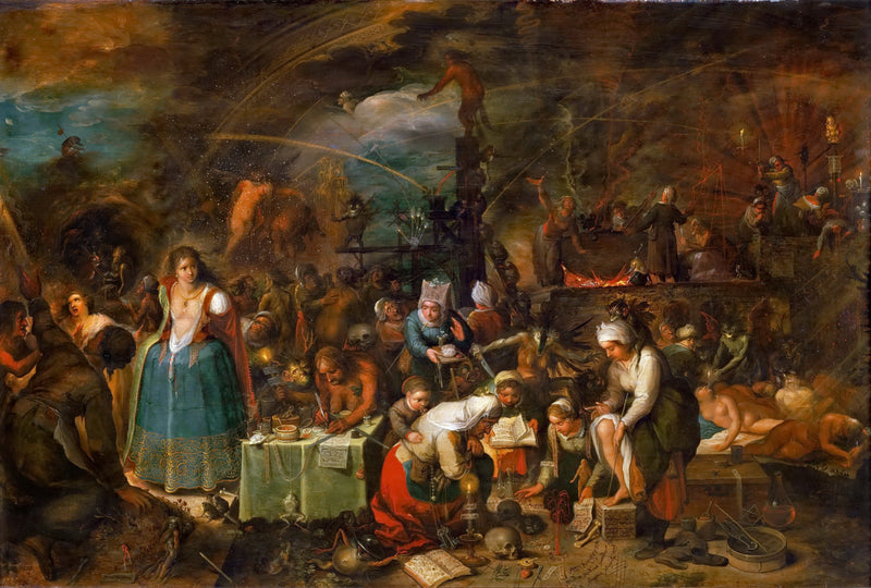 Frans Francken II -- Witches Assembly - Oil Painting Haven Oil Painting Haven