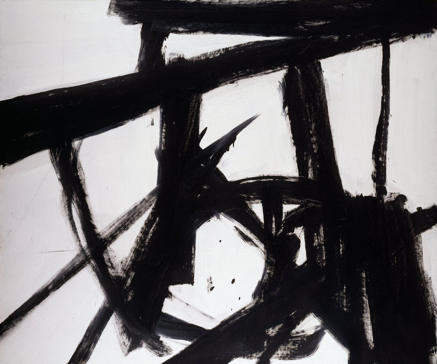 Franz Kline - Turin, 1960 - Oil Painting Haven