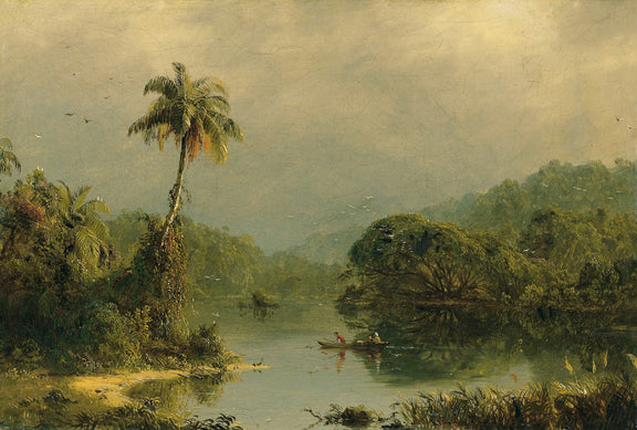 Frederic_Edwin_Church_-_Tropical_Landscape - Oil Painting Haven Oil Painting Haven