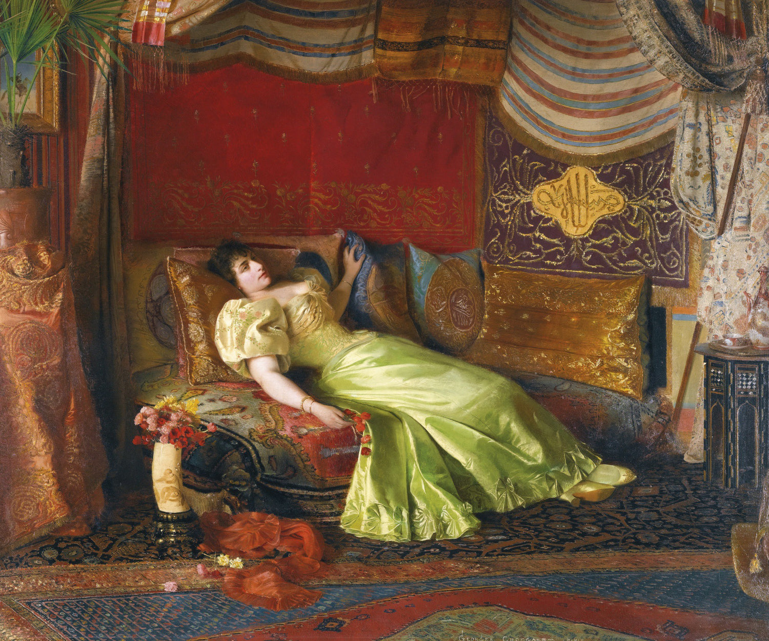 GEORGES CROEGAERT-DREAMS OF THE ORIENT - Oil Painting Haven