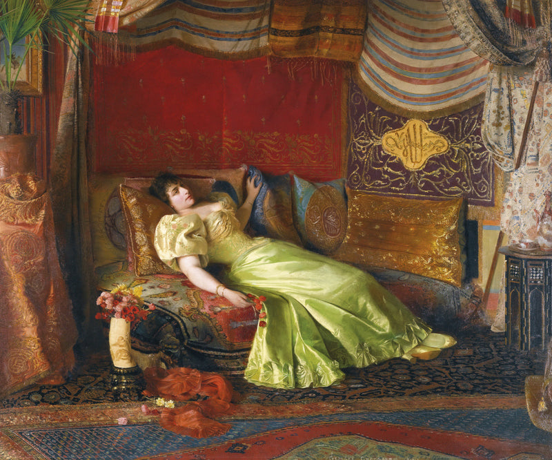 GEORGES CROEGAERT-DREAMS OF THE ORIENT - Oil Painting Haven Oil Painting Haven