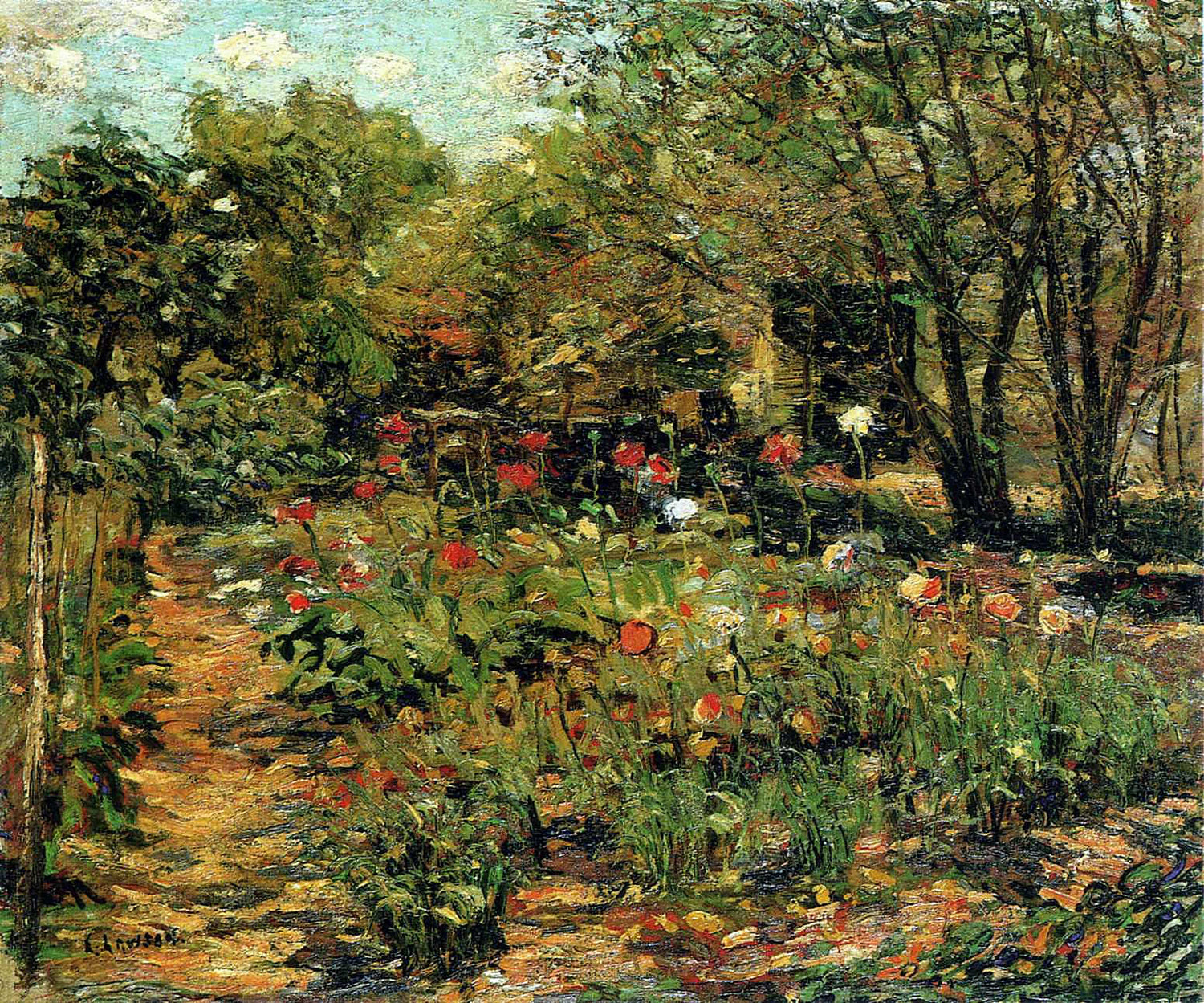 Garden Landscape, 1915 - Oil Painting Haven