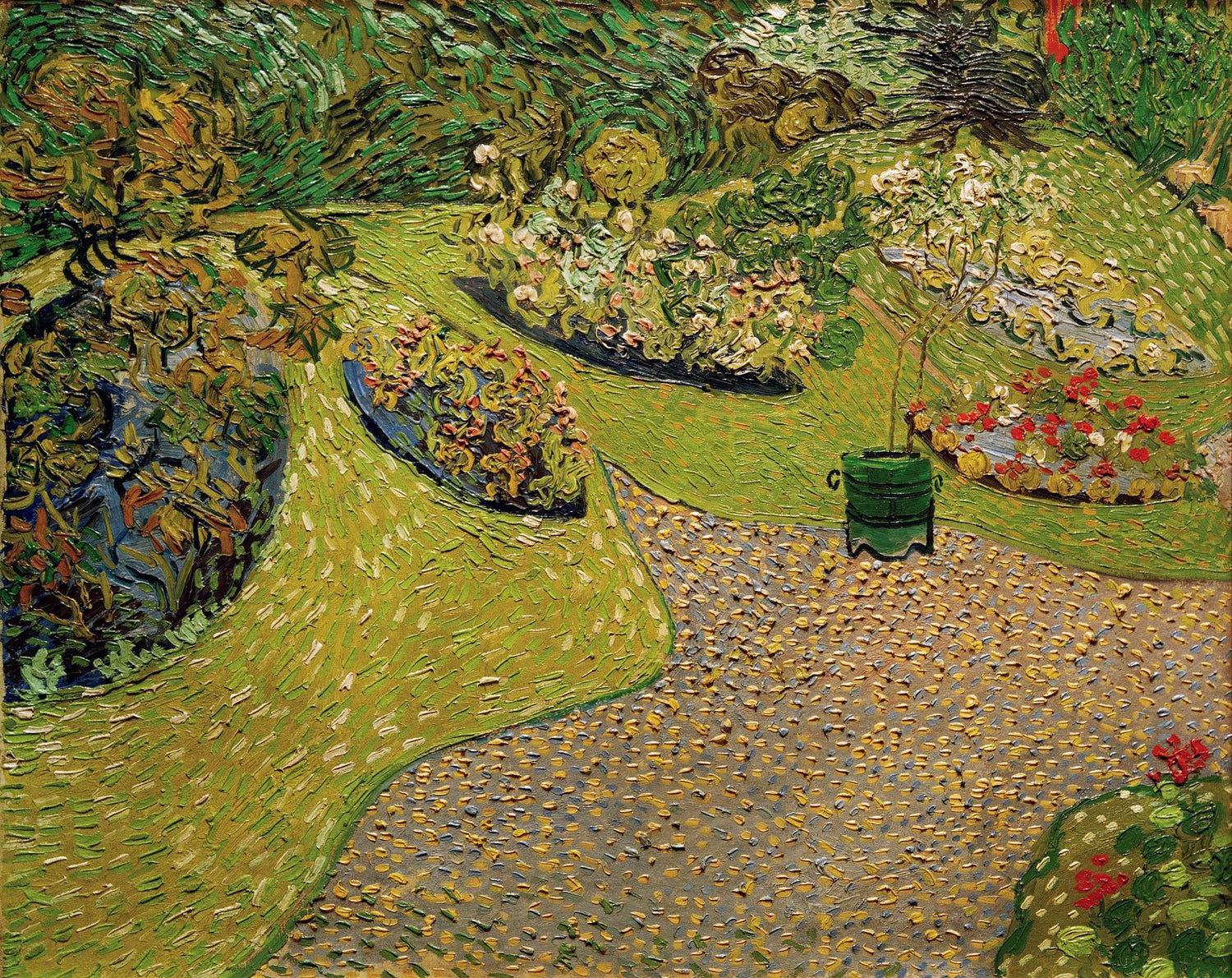 Garden in Auvers - Oil Painting Haven Oil Painting Haven