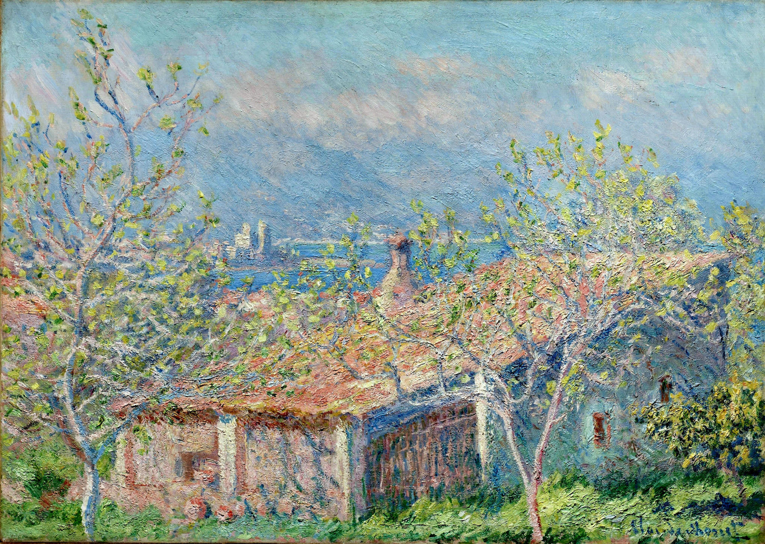 Gardener's House at Antibes, 1888 - Oil Painting Haven