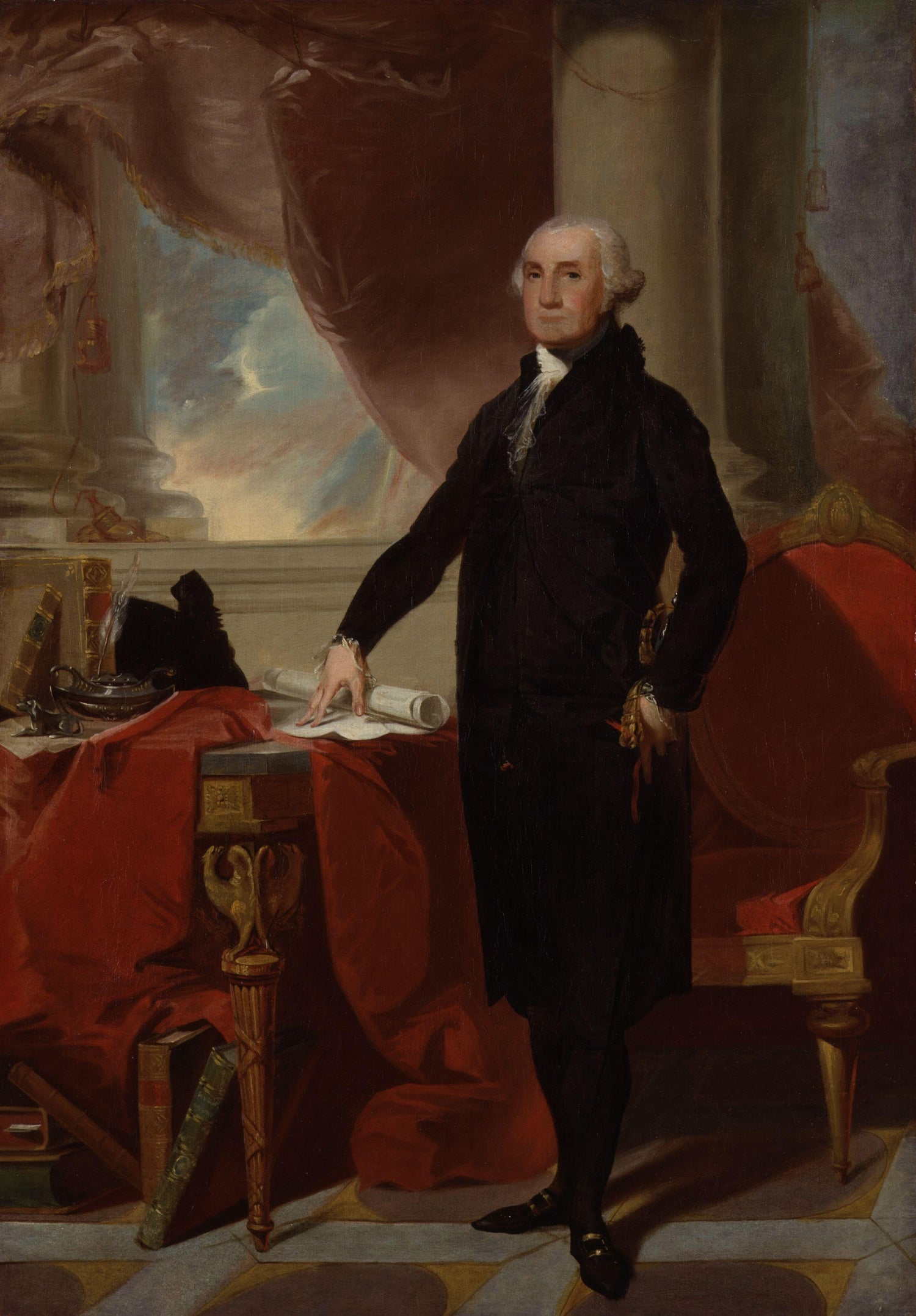 George_Washington_by_Gilbert_Stuart - Oil Painting Haven