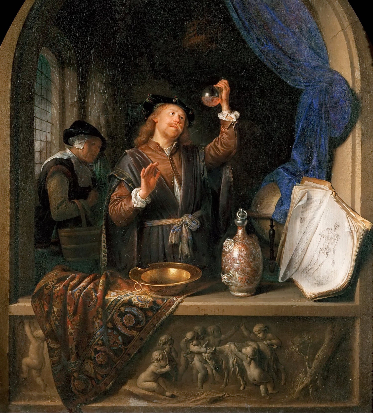 Gerrit Dou -- The Physician - Oil Painting Haven