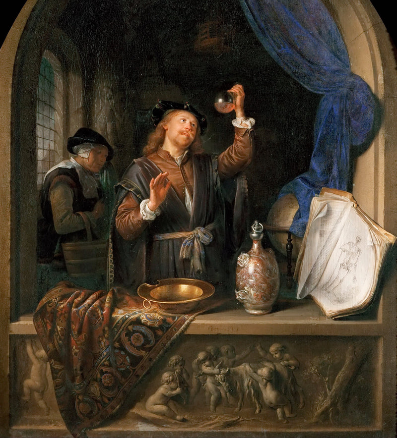 Gerrit Dou -- The Physician - Oil Painting Haven Oil Painting Haven