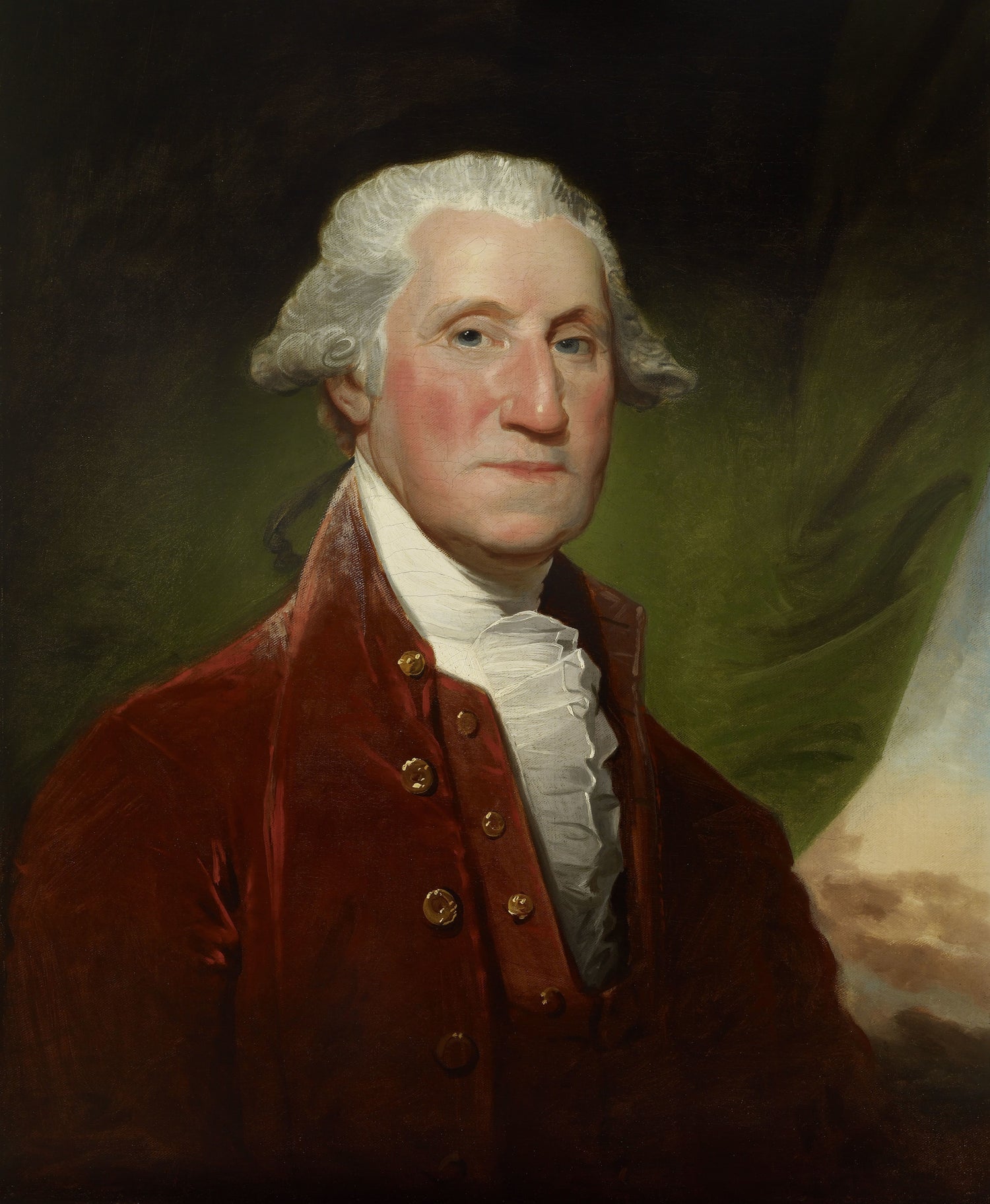 Gilbert Stuart - George Washington, 1795-1796 - Oil Painting Haven