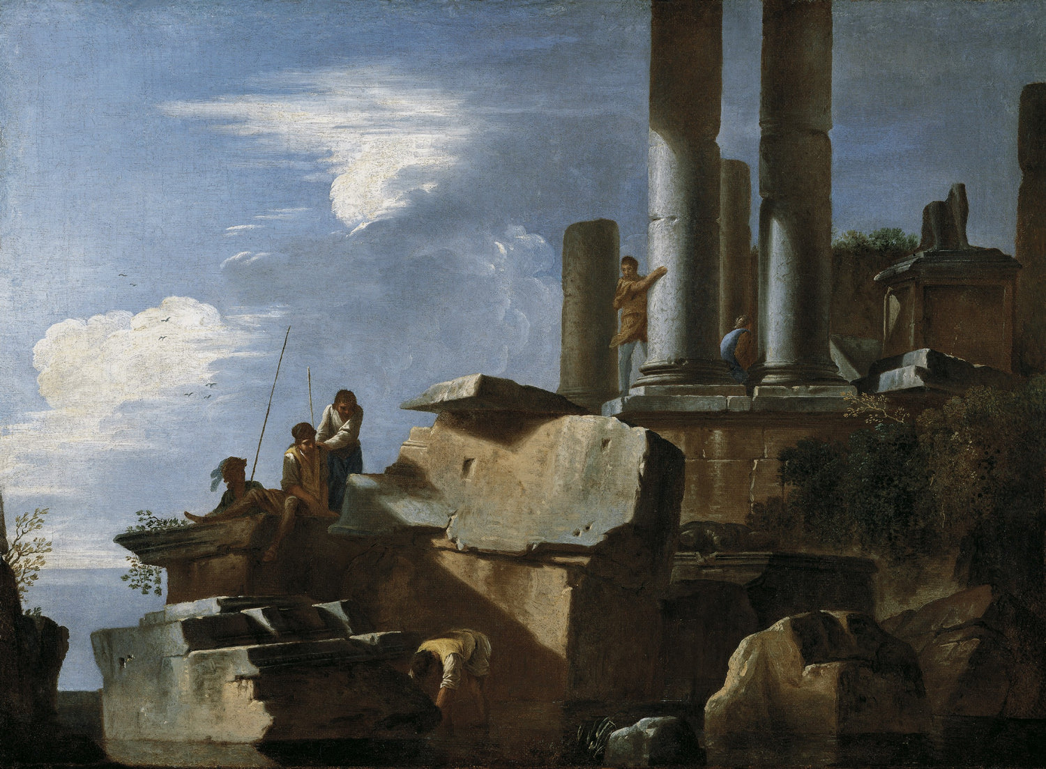 Giovanni Ghisolfi - Roman Ruins - Oil Painting Haven