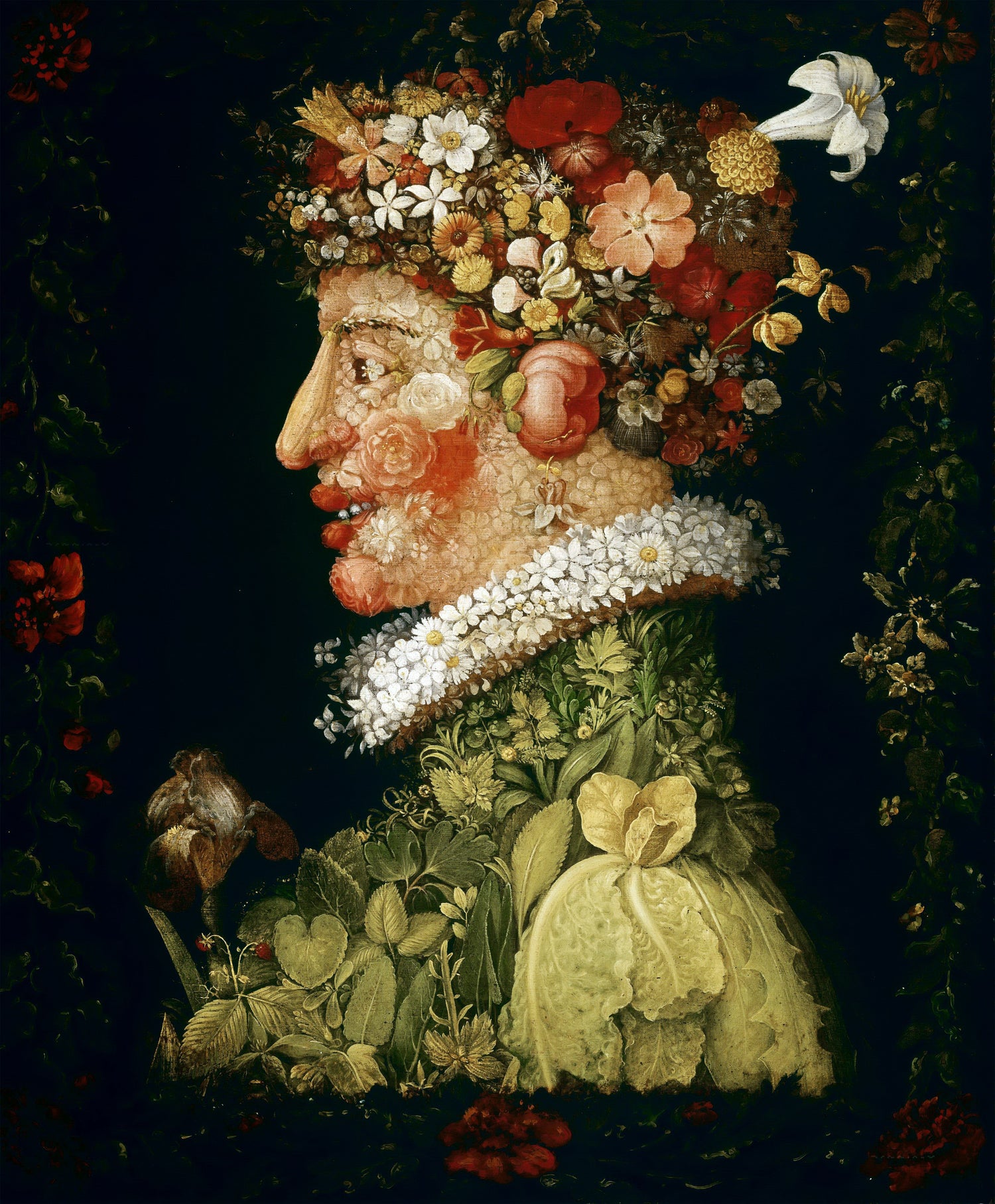 Giuseppe Arcimboldi -- Spring - Oil Painting Haven