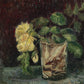 Glass with Roses - Oil Painting Haven