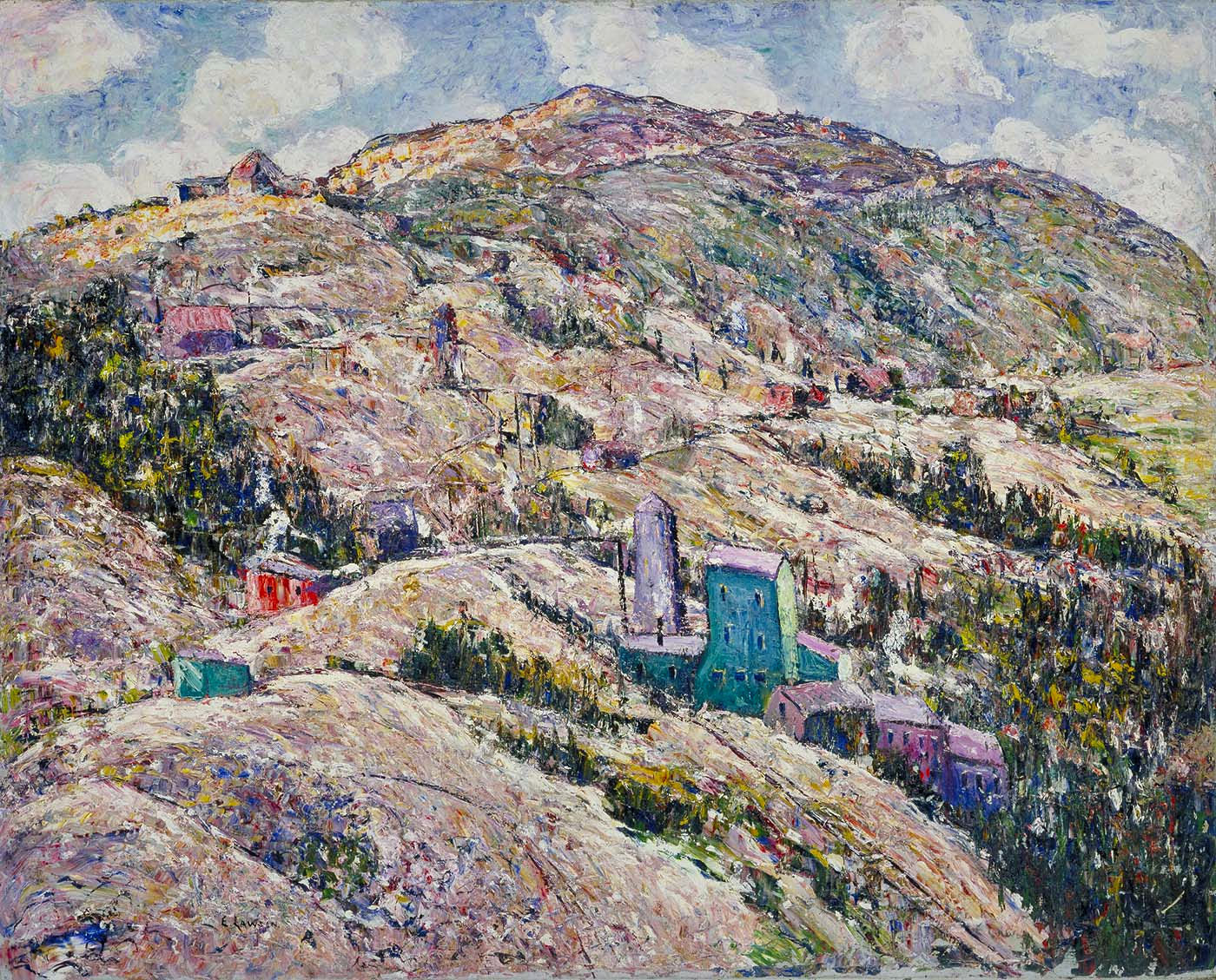 Gold Mining, Cripple Creek, 1929 - Oil Painting Haven