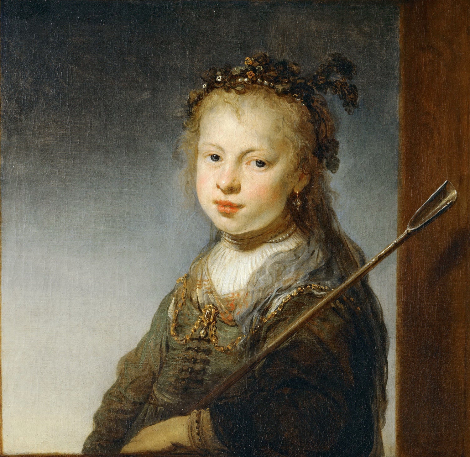 Govaert Flinck -- Young Woman - Oil Painting Haven