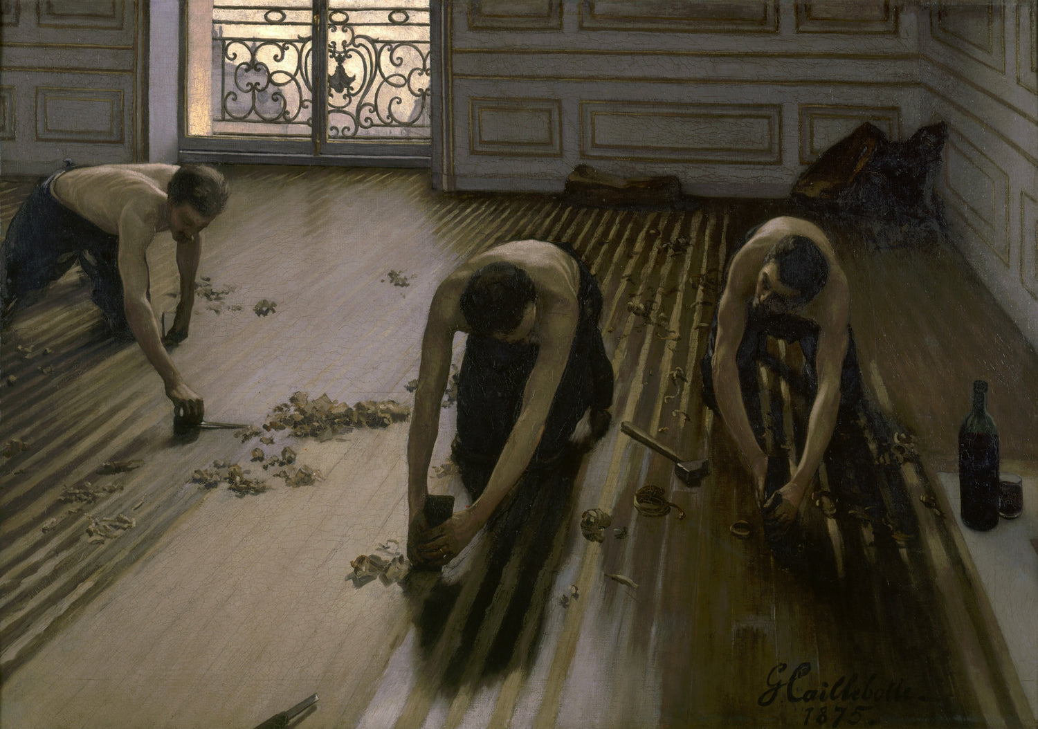 Gustave_Caillebotte_-_The_Floor_Planers - Oil Painting Haven