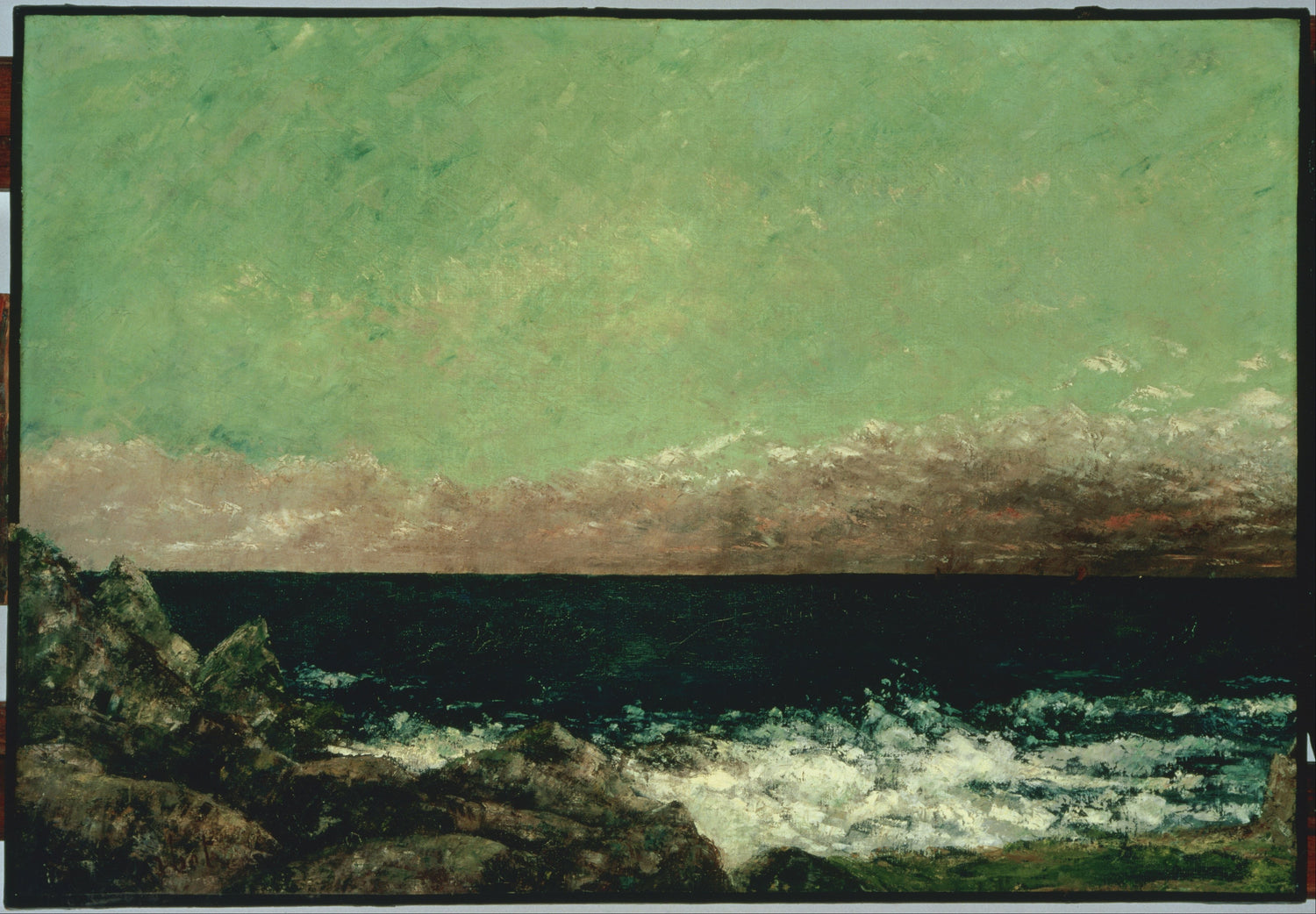 Gustave Courbet (1819–1877)-The Mediterranean - Oil Painting Haven