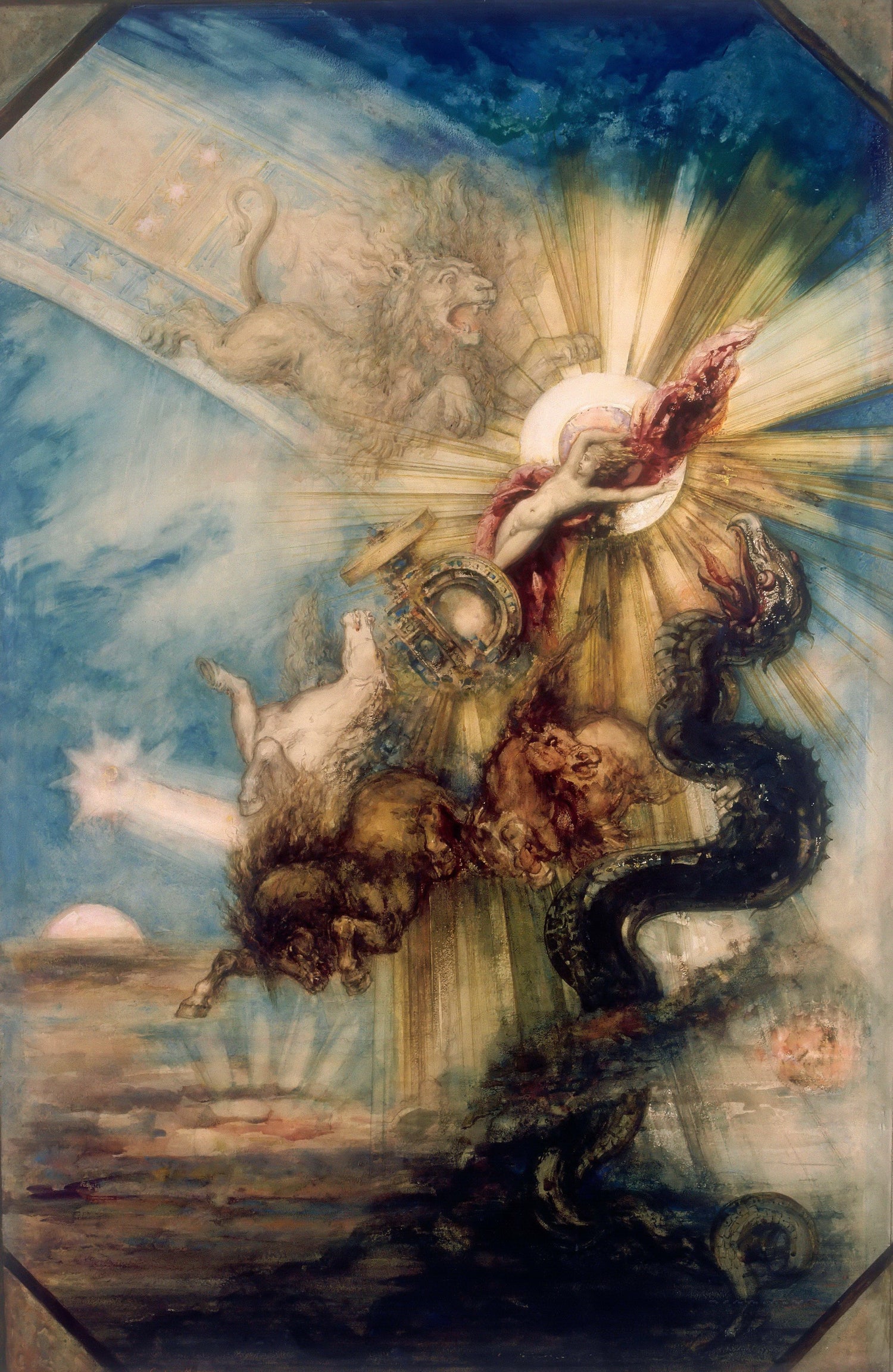 Gustave Moreau -- Fall of Phaeton - Oil Painting Haven