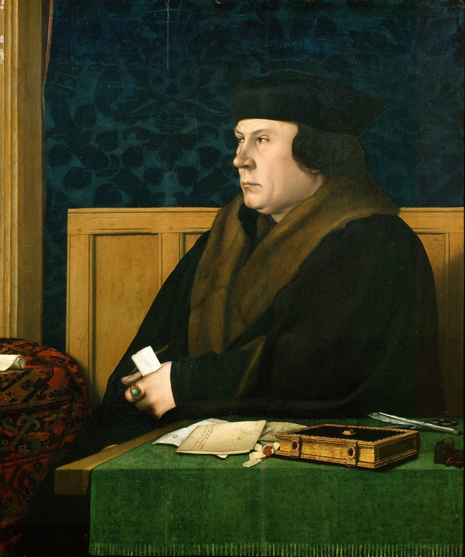 Hans Holbein - Thomas Cromwell, 1532-1533 - Oil Painting Haven