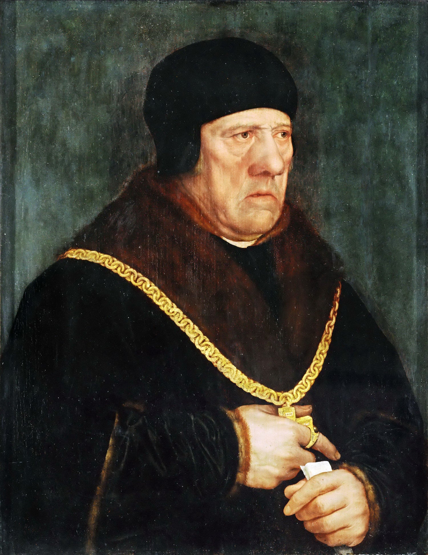 Hans Holbein(1498-1543)-Sir Henry Wyatt - Oil Painting Haven