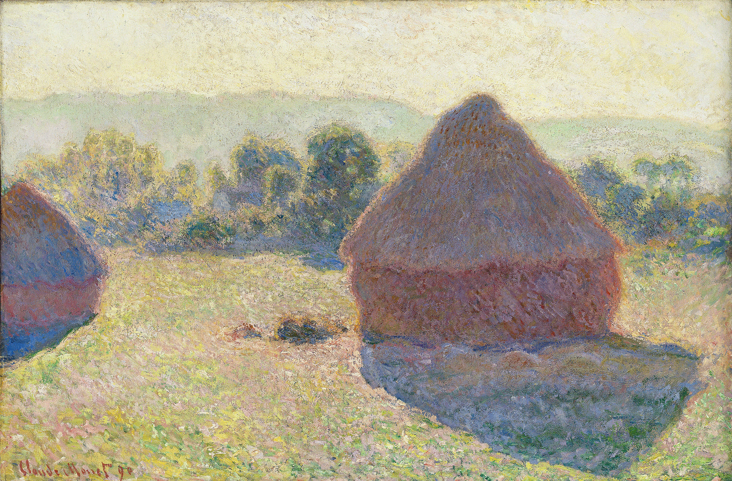 Haystacks in the Sunlight, Midday, 1890 - Oil Painting Haven