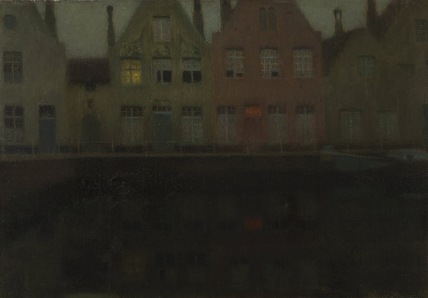 Henri Le Sidaner - The Quay D - Oil Painting Haven