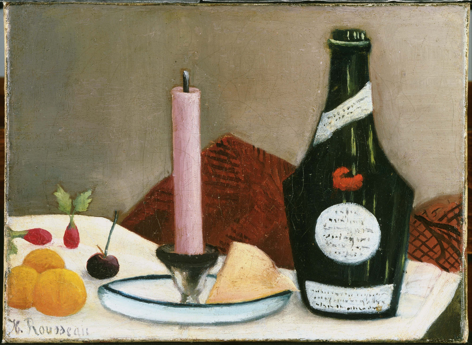 Henri Rousseau (1844–1910)-The Pink Candle - Oil Painting Haven