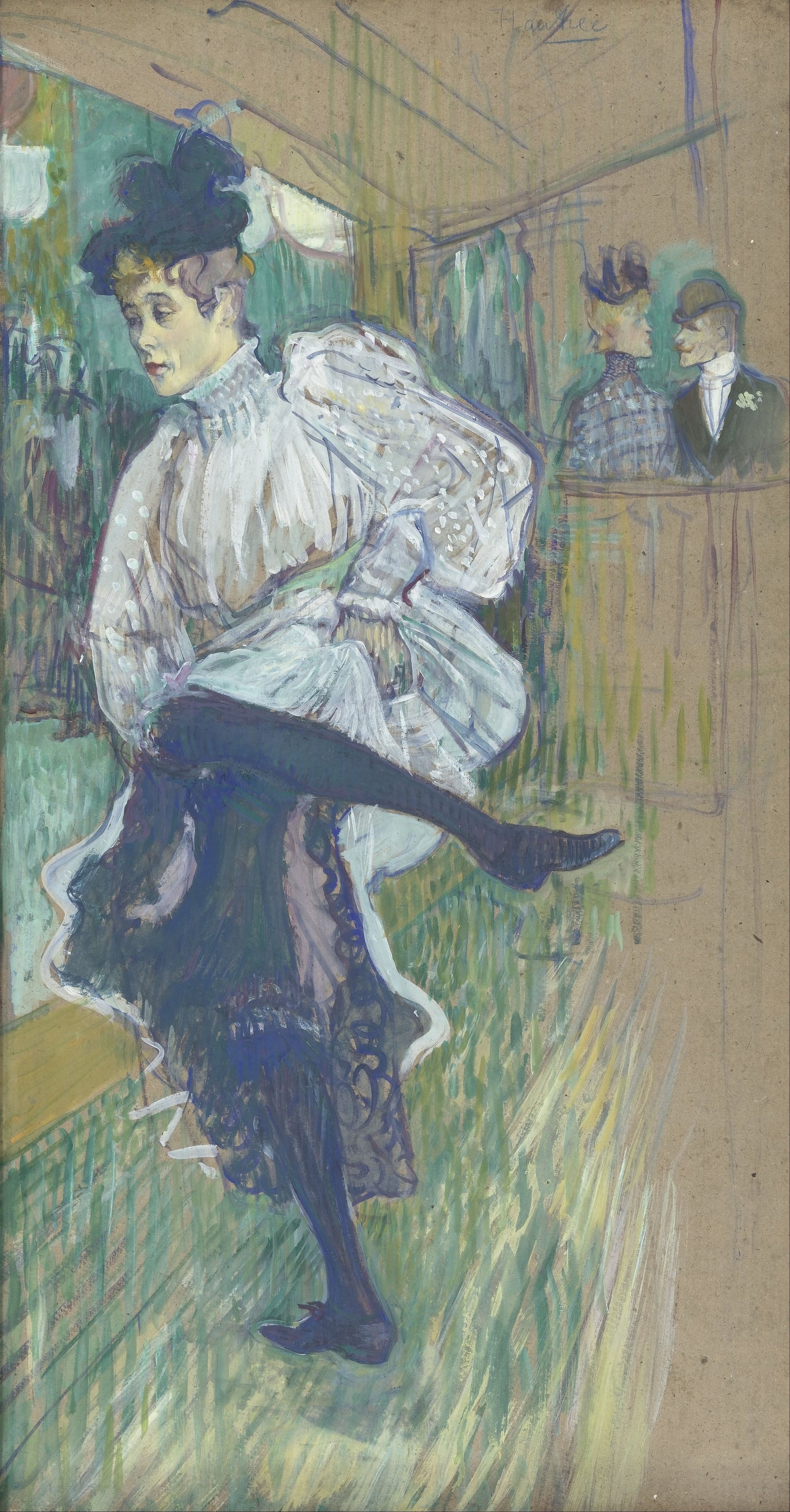 Henri_de_Toulouse-Lautrec_-_Jane_Avril_Dancing - Oil Painting Haven