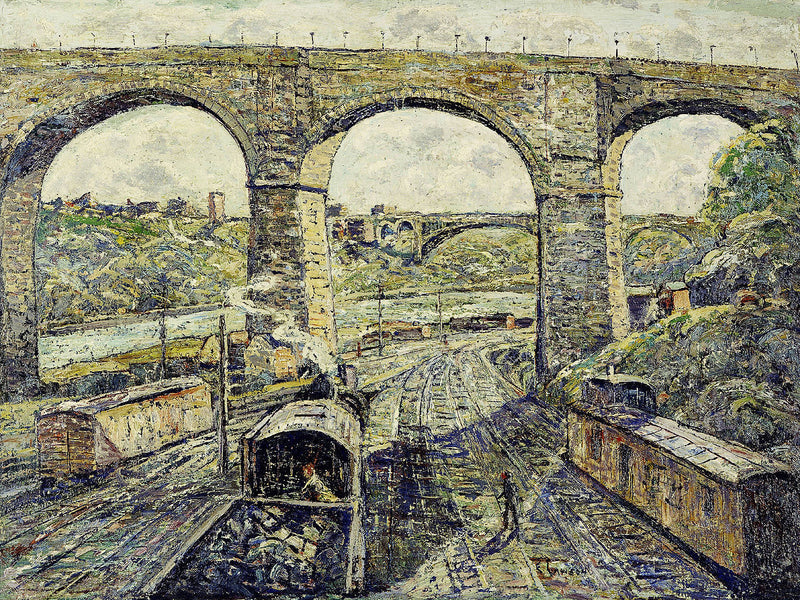 High Bridge, 1934 - Oil Painting Haven Oil Painting Haven